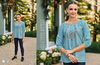Melody Vol 3 By Lily And Lali Premium Short Embroidery Ladies Top Wholesale Shop In Surat

